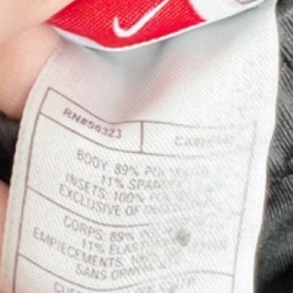 Nike Team Fit Dry Womens Black Athletic Running Shorts Elastic Waist Size Large - Picture 8 of 8